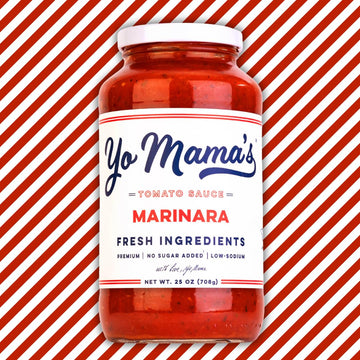 Yo Mamas Foods Keto Marinara Sauce - No Sugar Added, Low Carb, Gluten Free - 1.56 lb (Pack of 2)