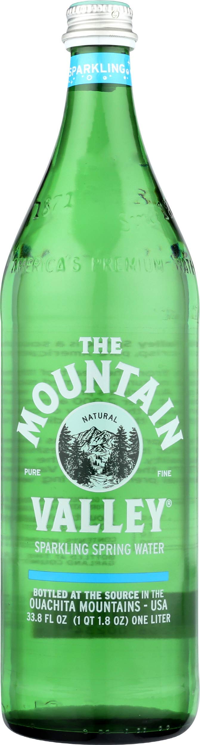 Mountain Valley Water Sparkling Water 12 Pack  33.8 Fl Oz