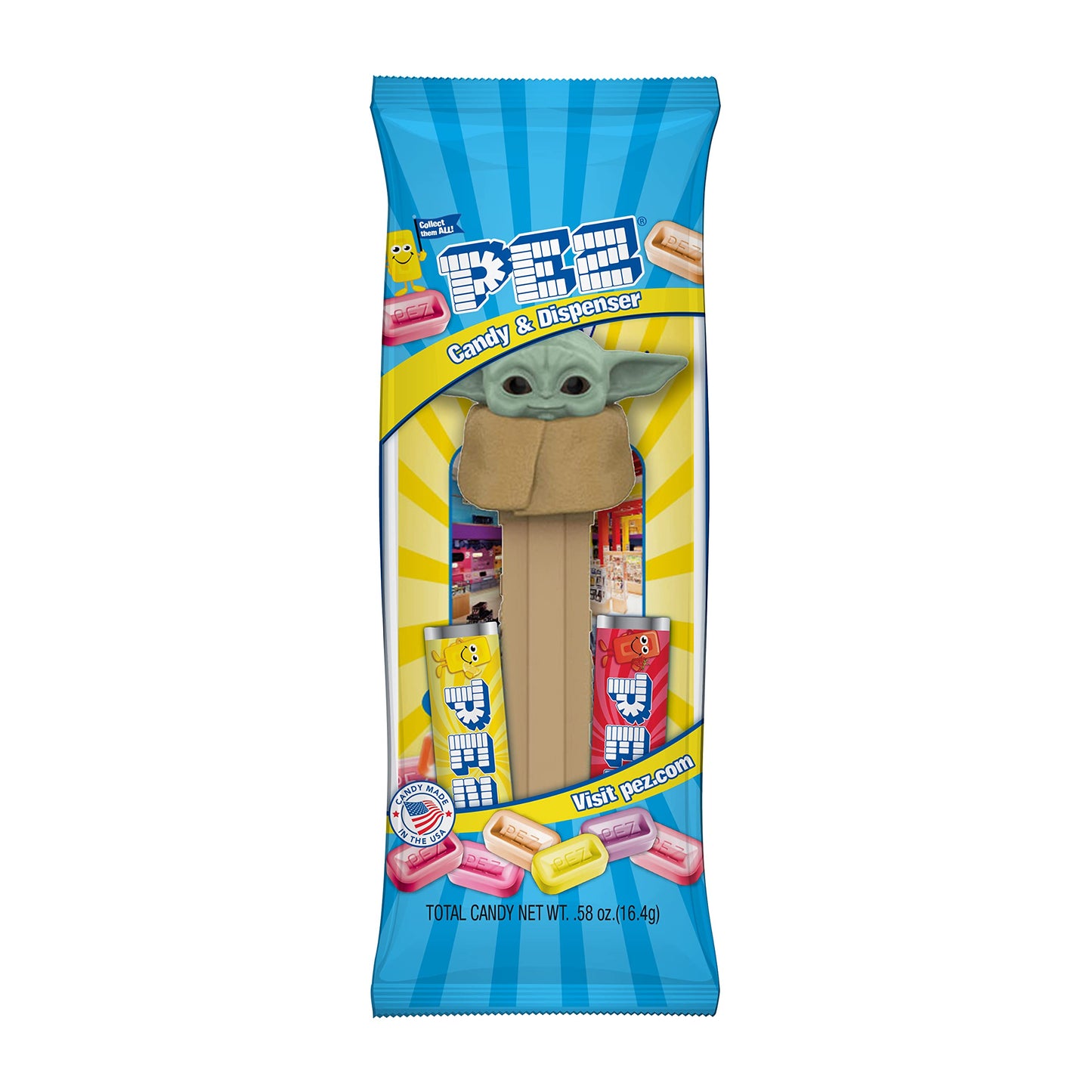 Pez Mandalorian, 0.58-Ounce Assorted Candy Dispensers (Pack Of 12)