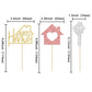 Gyufise 24 Pack Sweet Home Cupcake Toppers Glitter Key Housewarming Cupcake Picks For Welcome New Home Theme Party Cake Decorati