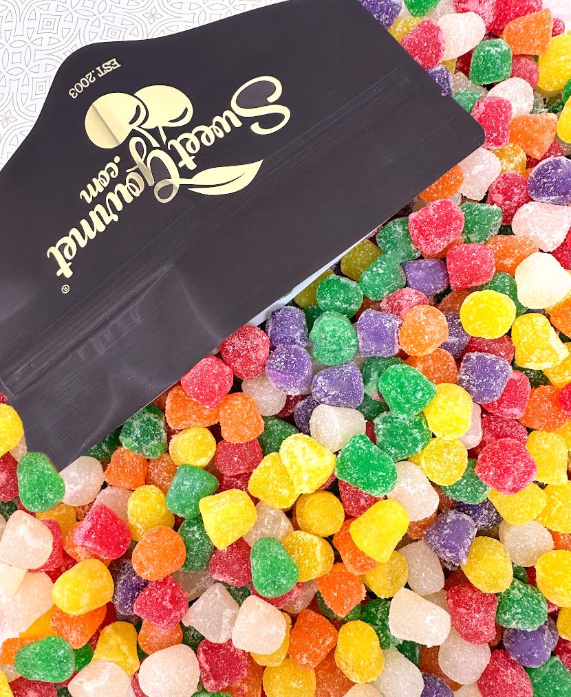 SweetGourmet Spice Drops Candy, Old-Fashioned Gumdrops, 6 Flavors Jelly Candy, 1 Pound