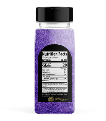Granaroma Purple Nonpareils, 1 Lb, Decorative Sprinkles, Cakes & Cookies, Bakery Staple