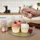 Tinker Dust - Pumpkin Orange (4G 1X Mini Pump) Edible Glitter For Desserts, Beverages, Cupcakes, Cake Pops And Cookies By Bakell
