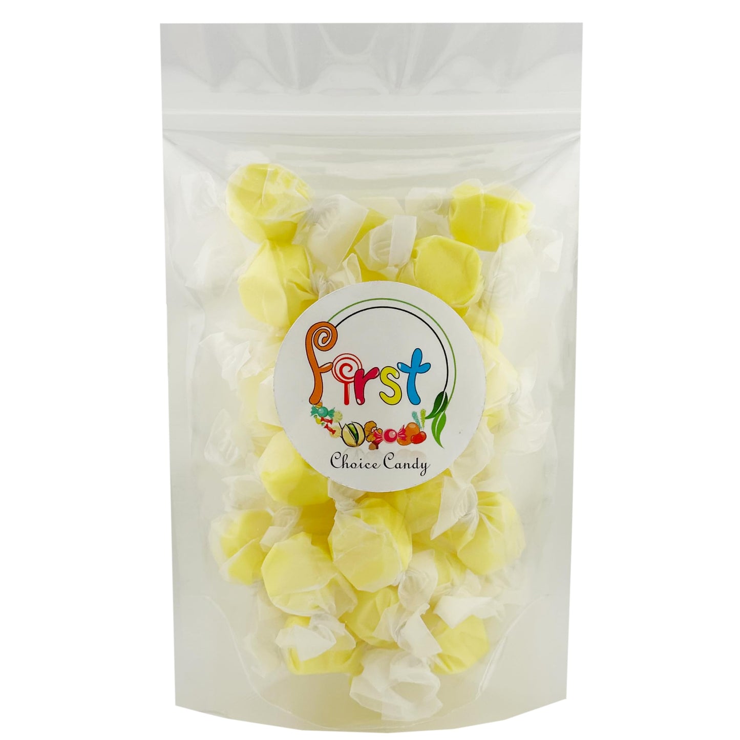 Variety Gourmet Saltwater Taffy (Yellow Lemon, 2 Pound)