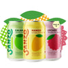 Sanzo Flavored Sparkling Water Variety Pack - 12-Pack - Calamansi (Lime), Lychee (Berry) and Mango (Alphonso) - Made with Real F