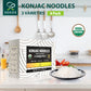 Soeos Konjac Noodles, Organic Shirataki Noodle, Low Calorie, Keto And Paleo Friendly, 3 Variety Noodles, 52.8 Ounce (Pack Of 6)