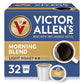 Victor Allens Coffee Morning Blend Light Roast Single Serve Pods 32 Count for Keurig K-Cup Brewers Brown