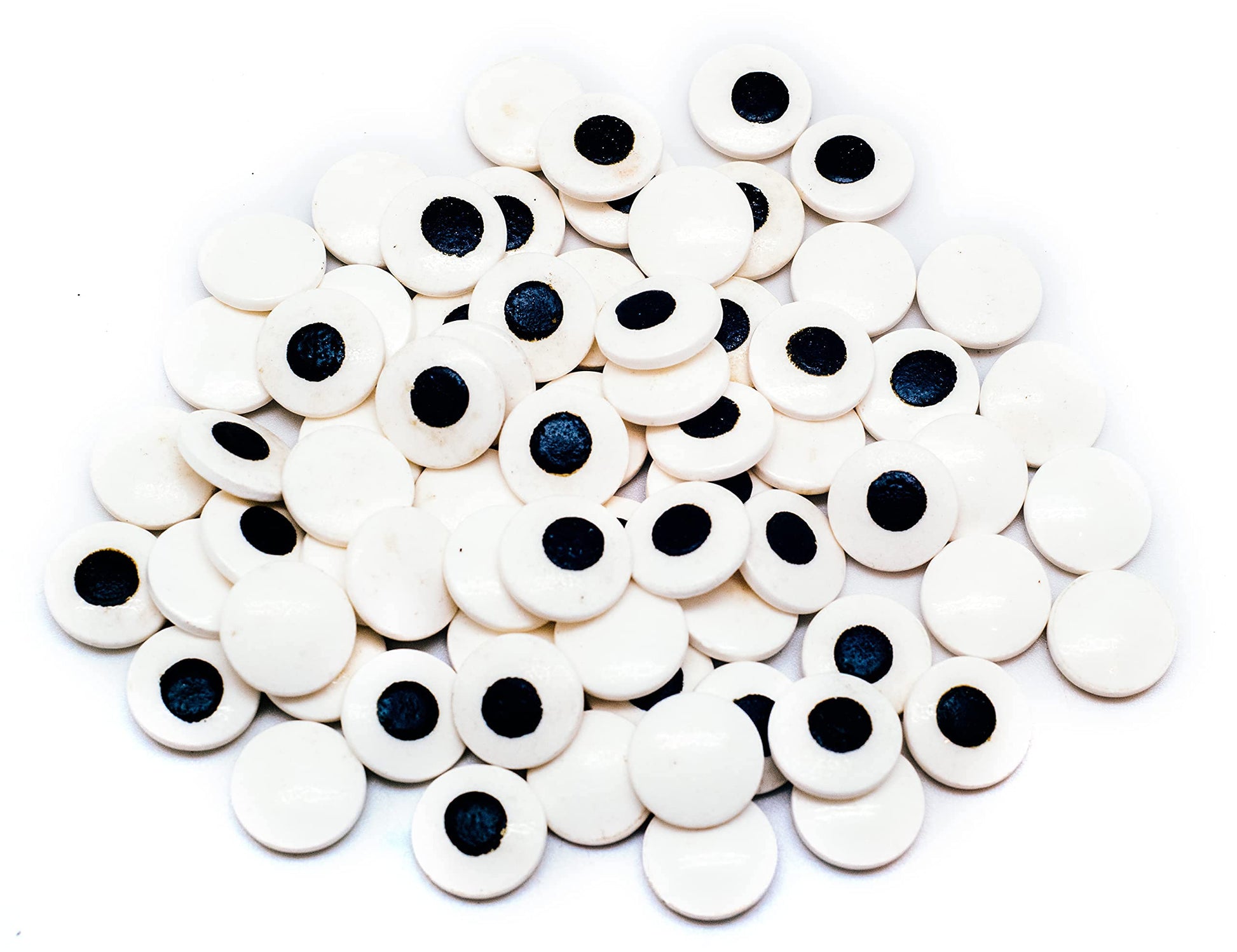 Large Spooky Eye Toppers - 4 oz Resealable Stand Up Candy Bag - Edible Baking Decorations - Funny Googly Eyes for Cupcakes, Cake