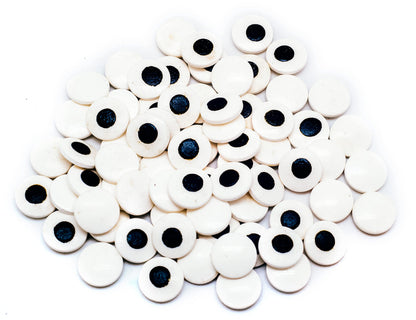 Large Spooky Eye Toppers - 4 oz Resealable Stand Up Candy Bag - Edible Baking Decorations - Funny Googly Eyes for Cupcakes, Cake