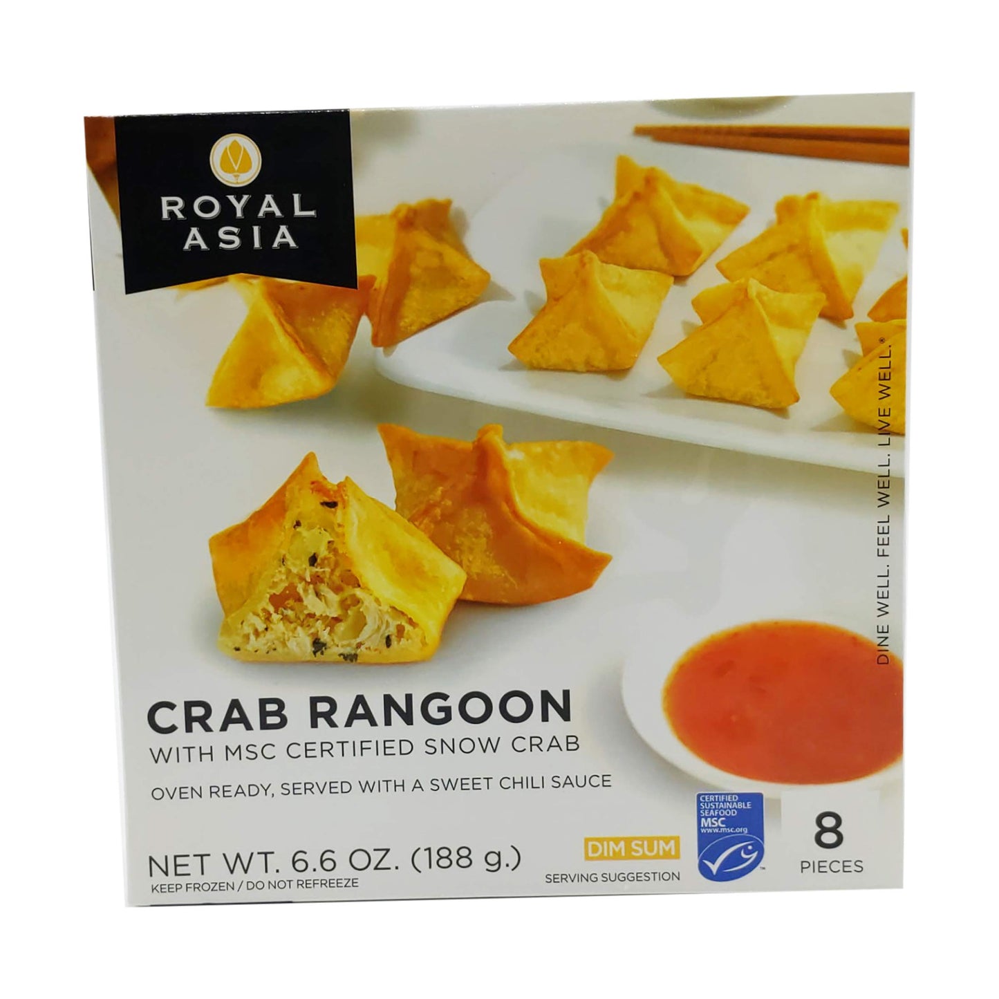 Royal Asia Crab Rangoon, 6.6 Oz