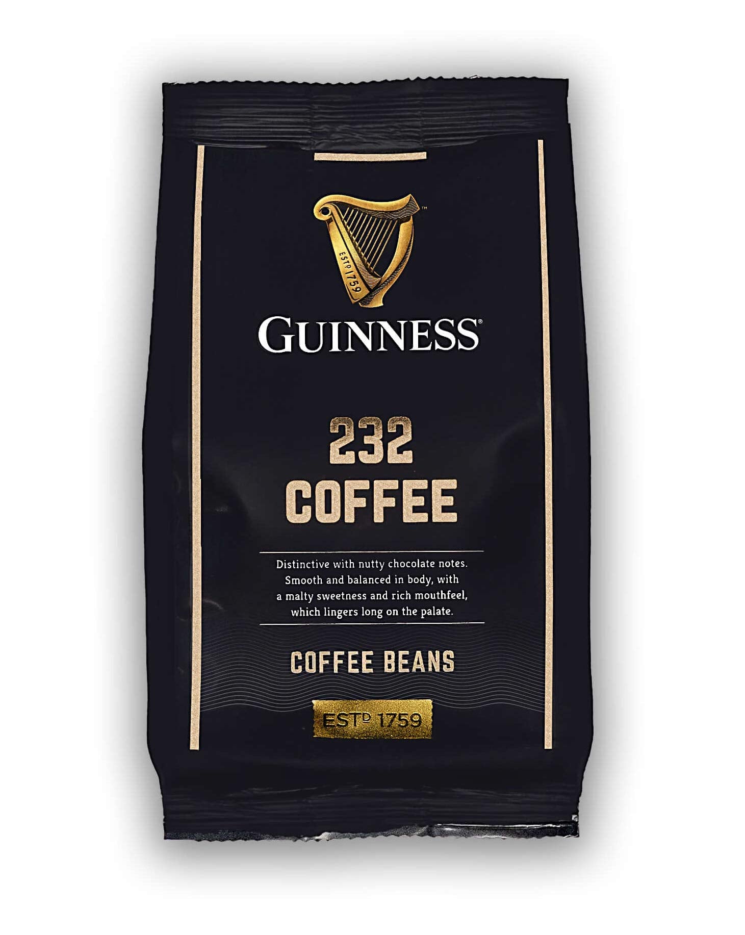 Exclusive, Limited Edition Guinness Coffee '232' Brew By Tiki Tonga Coffee Roasters. Roasted In The United Kingdom (Whole Roaste