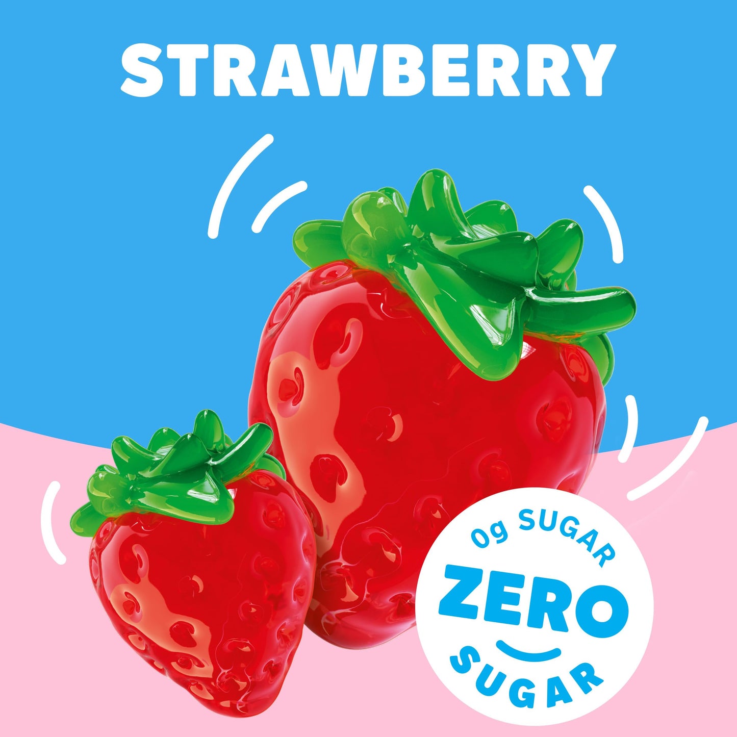 Jell-O Strawberry Artificially Flavored Zero Sugar Ready-to-Eat Gelatin Snack Cups, 4 ct Cups