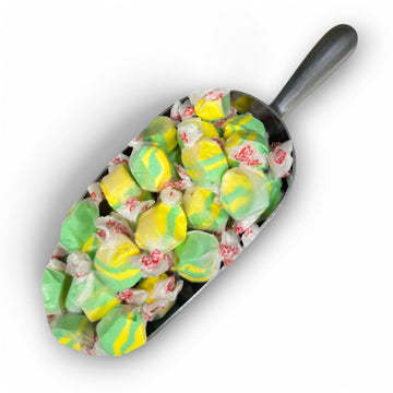 Premium Pineapple Saltwater Taffy Chewy Candy Tropical Sweet Flavor Bulk 1 Lb Bag 60+ Pieces Individually Wrapped, Nut & Gluten