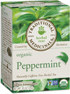 Traditional Medicinals Organic Peppermint Herbal Leaf Tea, 16 Tea Bags