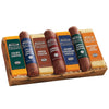 Wisconsin Cheeseman Meat and Cheese Combo Gift Basket - 7 Piece Set with Summer Sausages, Cheddar, and Charcuterie Boards