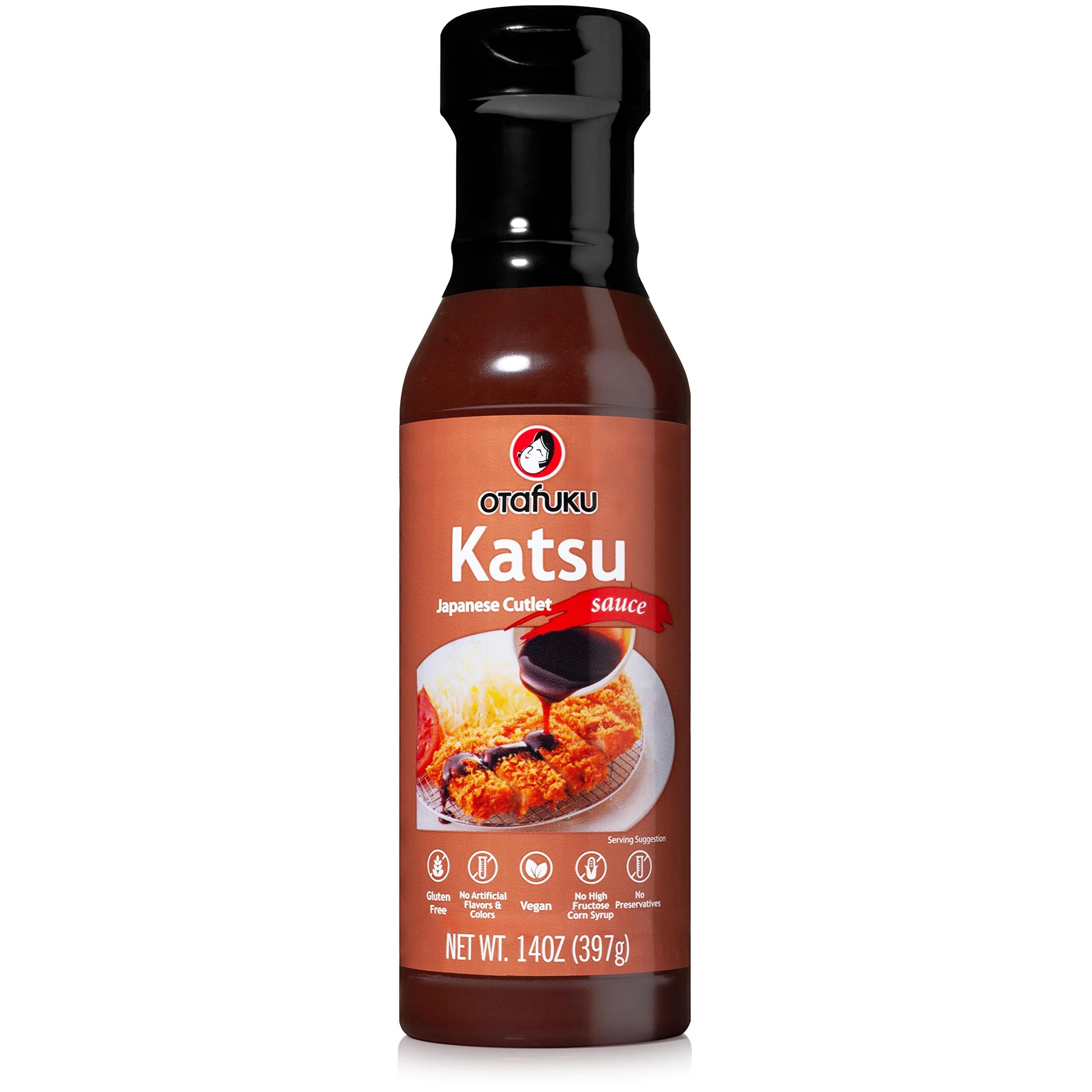 Otafuku Japanese Tonkatsu Sauce, Rich And Savory Katsu Sauce For Japanese Fried Pork Cutlets, Gluten Free And Vegan (14 Ounces)