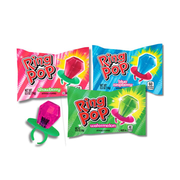 Easter ''Egg Hunt'' Ring Pops - Easter Egg Or Basket Stuffers - Gift Box Of 40 Pops By Lyza'S Sweets & Treats
