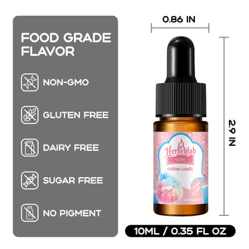 Food Flavoring Oil - Candy Flavoring For Candy Making 18 X 0.35 Fl Oz Extracts And Flavorings For Baking Lip Gloss Flavoring Oil