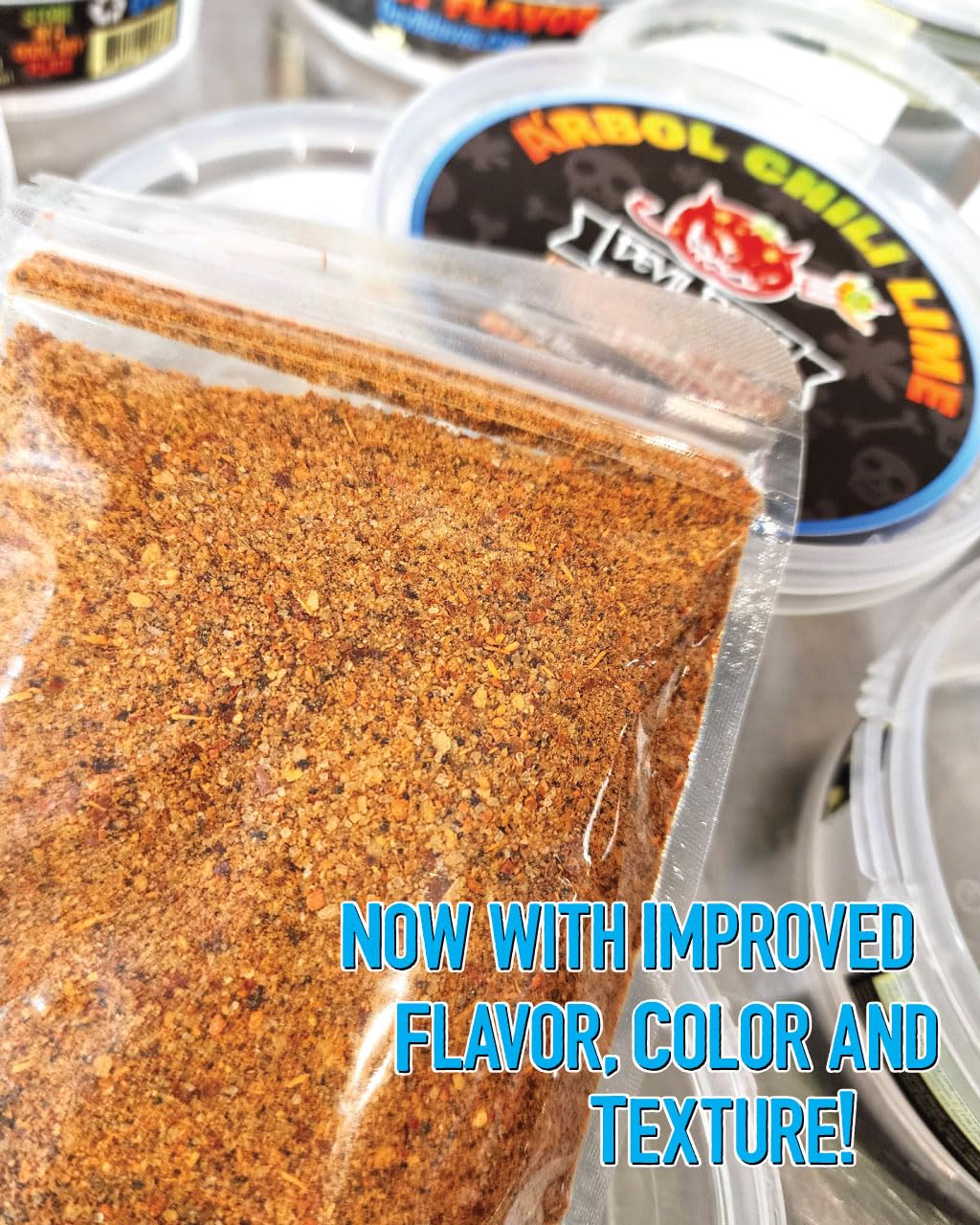 Devil Daves Bloody Mary Rimmer - Spicy Chelada Chili Lime - Premium Seasoning Blend - Use With Micheladas Or Spicy Maragaritas |