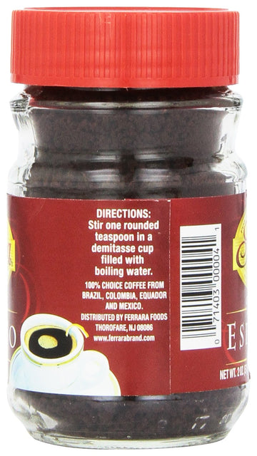 Ferrara Instant Espresso Coffee, 2 Ounce (Pack Of 24)