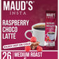 Maud'S Raspberry Chocolate Instant Coffee Packets Single Serve, 26 Ct | Raspberry Choco Latte Flavored Coffee | 100% Arabica Cof