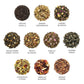 Tea Forte, Jubilee Petite Presentation Sampler Gift Box, Pyramid Infusers With Organic Loose Leaf, Green, Black, White, Herbal A