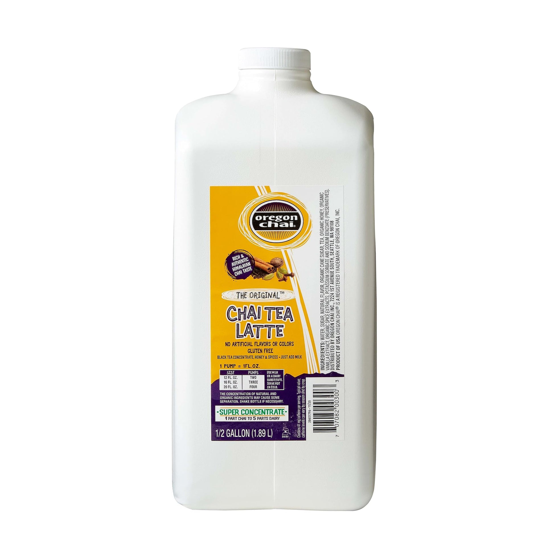 Oregon Chai Original Super Concentrate, 64 Fluid Ounce (Pack Of 1)