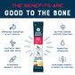 Bare Bones Fruit Punch Elevated Drink Mix | Collagen & Prebiotics | Gluten-Free & Naturally Sweetened | On-The-Go Stick Single-S