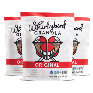 Whirlybird Granola Original, Gluten-Free, Non-Gmo, Kosher, Vegan, 11Oz (Pack Of 3)