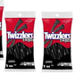 Tundras Twizzler Black Licorice Twists Chewy Candy, 5 oz Bag, Pack of 4, Soft Original Flavor