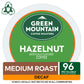 Green Mountain Coffee Roasters Hazelnut Decaf Coffee K-Cup Pods, Light Roast, 96 Count