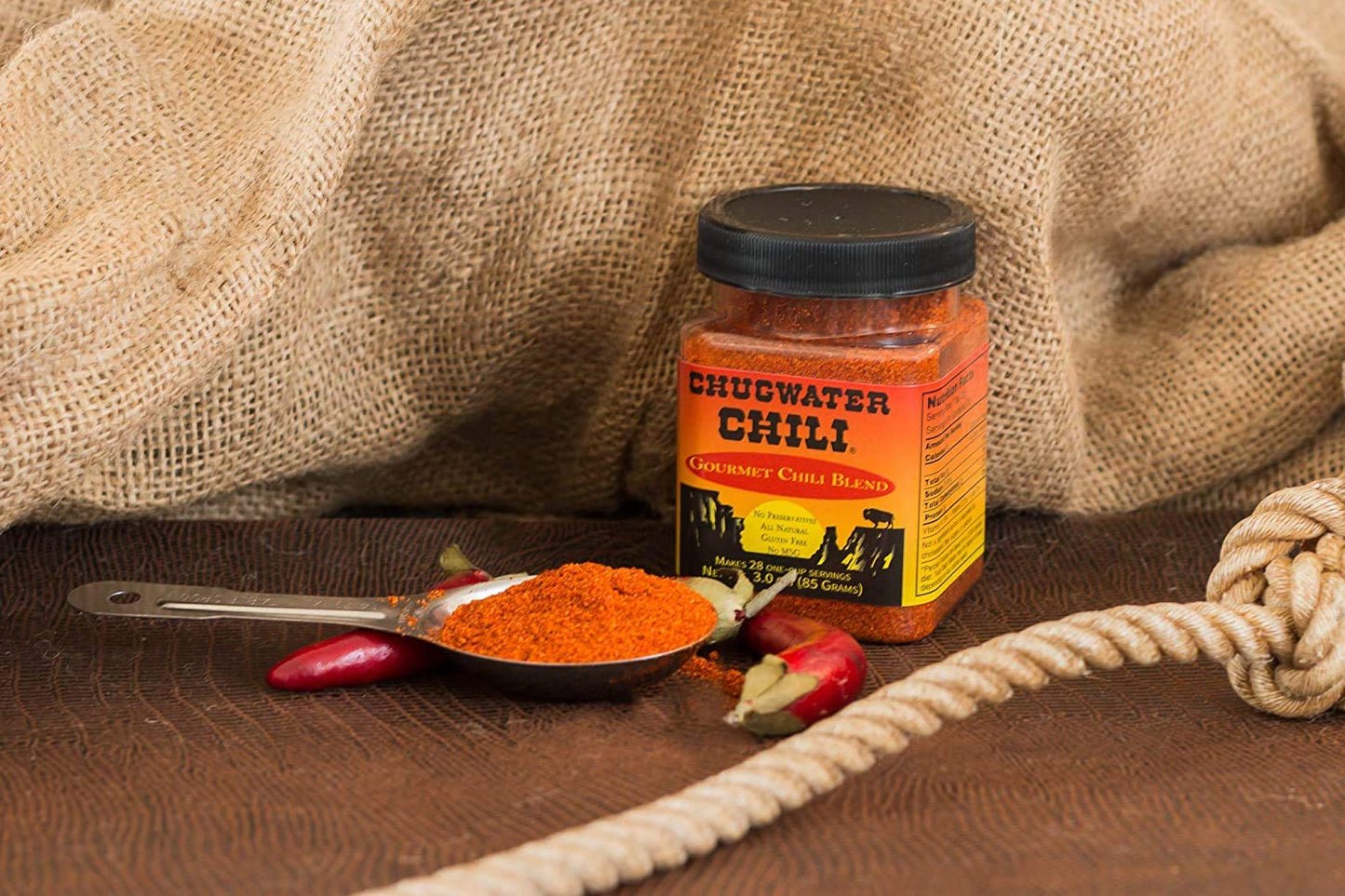 Chugwater Chili | Gourmet Chili Seasoning Mix & Taco Seasoning | 4Oz Bottle | Wyoming State Championship Chili Recipe | Secret Blend 12 Spices | All Natural, Gluten Free, No Msg & No Preservatives.
