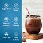 Syruvia Sugar-Free Cupcake Coffee Syrup - 25.4 fl oz Premium Coffee Flavoring Syrup. 0 Calories, Kosher, and Gluten-Free. Ideal