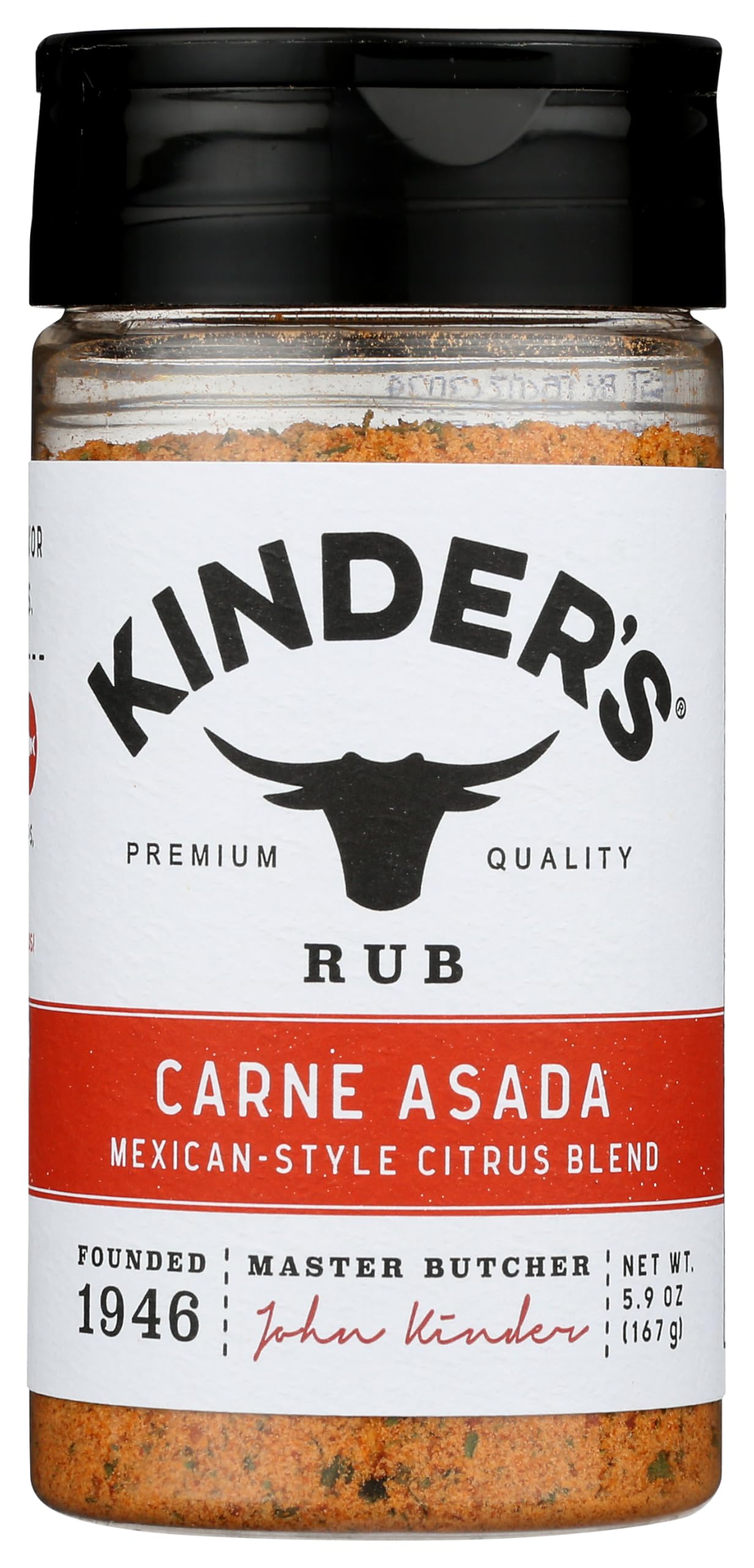 Kinders, Carne Asada Rub, 5.9 Ounce