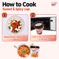 Yopokki Instant Tteokbokki Assorted Cup (Spicy 2, Cheese 2, Onion 1, Jjajang 1, Set Of 6) - Korean Street Food With Sweet And Mo
