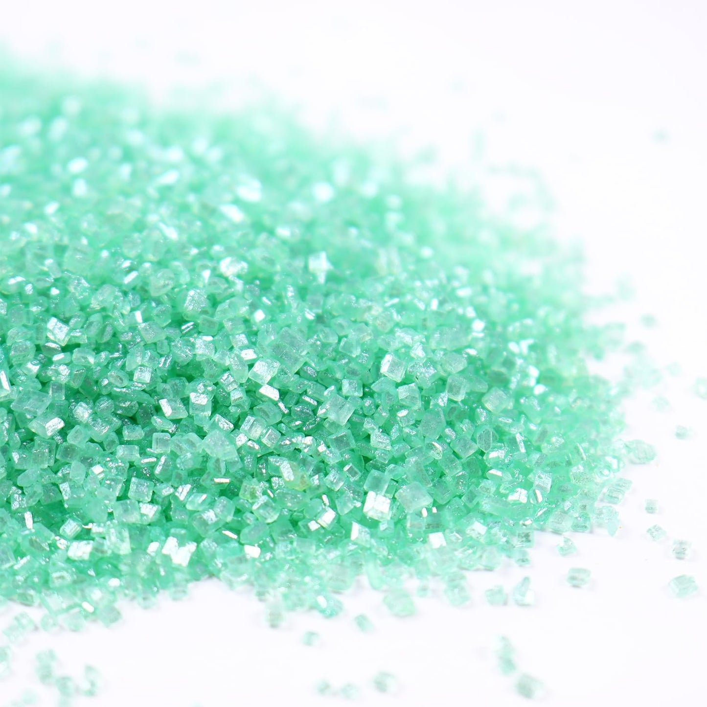 Green Sanding Sugar For Baking Easter Edible Sparkling Sugar Sprinkles Coarse Sugar Crystals For Cake Decoration Cookie Cupcake