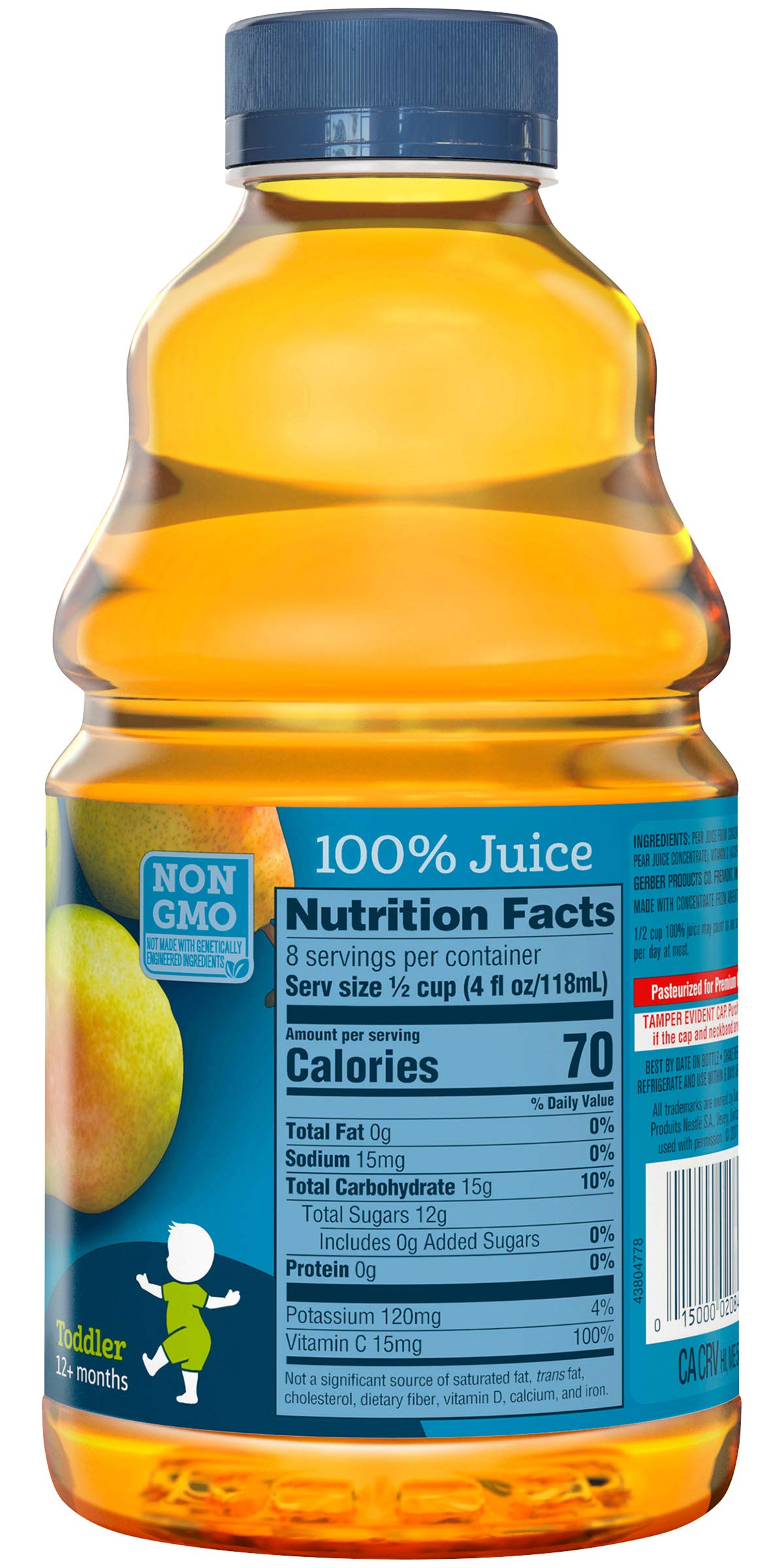 Gerber 100% Pear Juice, 32 Fl Ounce (Pack Of 6)