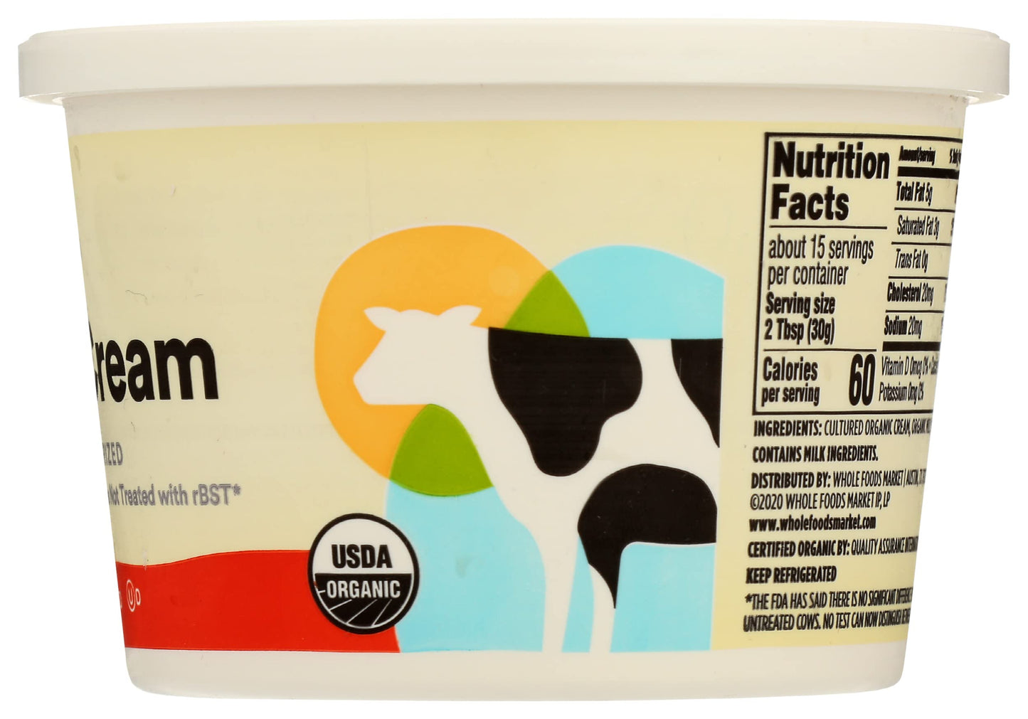 365 by Whole Foods Market, Sour Cream Organic, 16 Ounce