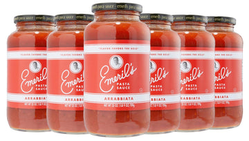 Emeril Lagasse Pasta Sauce 6-Pack Arrabbiata - 25 Oz Jars for Pasta, Spaghetti, Pizza - Premium Gourmet Flavor