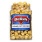 Gourmet Caramel Nut Popcorn with Peanuts by Its Delish, 16 OZ Jumbo Container - Caramel Air Popped Sweet Crunchy Glazed Carmel C
