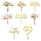 8 Pack Happy Anniversary Cake Topper, Gold Sliver Wedding Anniversary Acrylic Cake Toppers, Happy Anniversary Party Decorating S