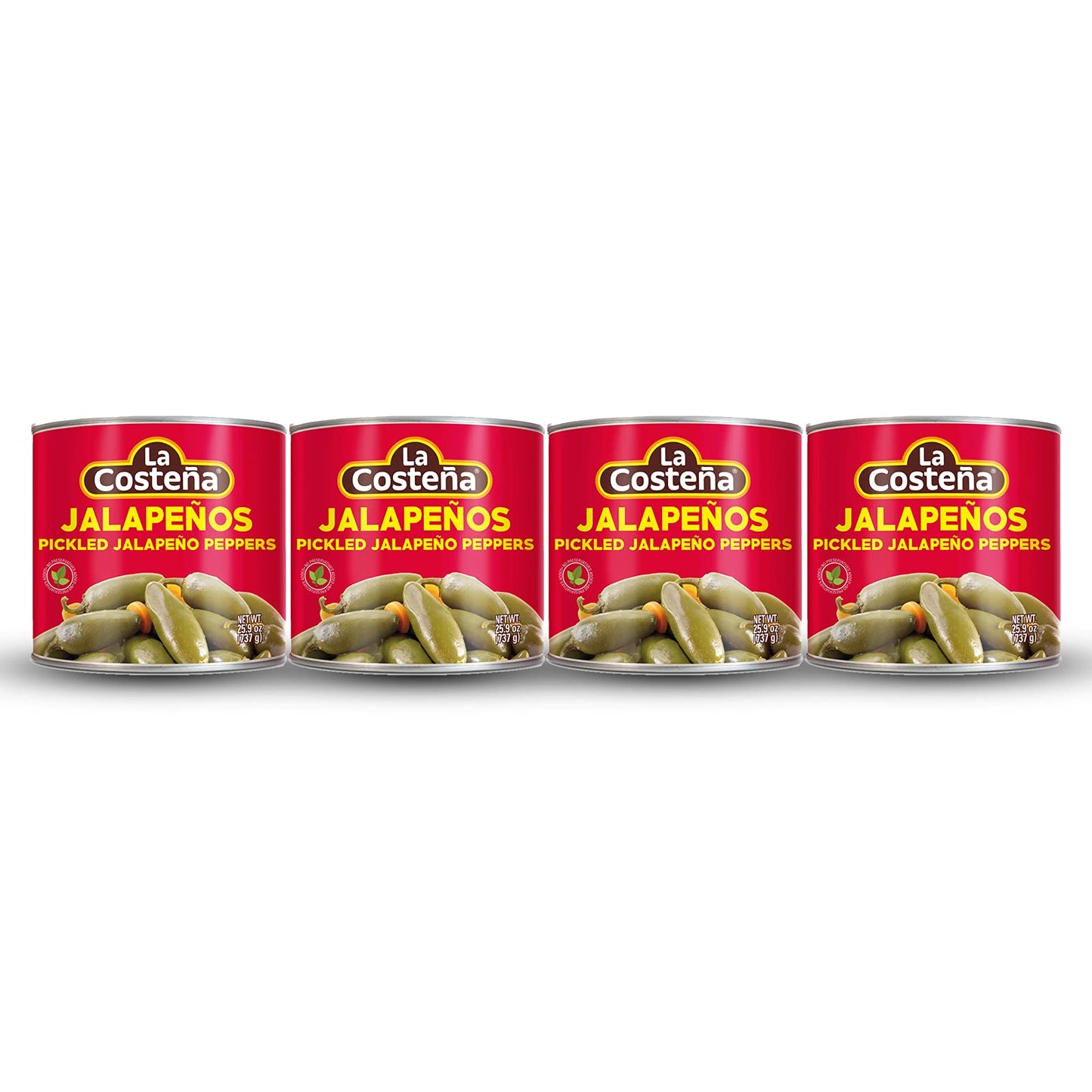 La Costea Whole Jalapeo Peppers 26 Oz (4-Pack)