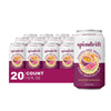 Spindrift 20- Pack of Island Punch Passion Fruit-Orange-Guava Sparkling Water & Real Squeezed Fruit 12 fl oz Can
