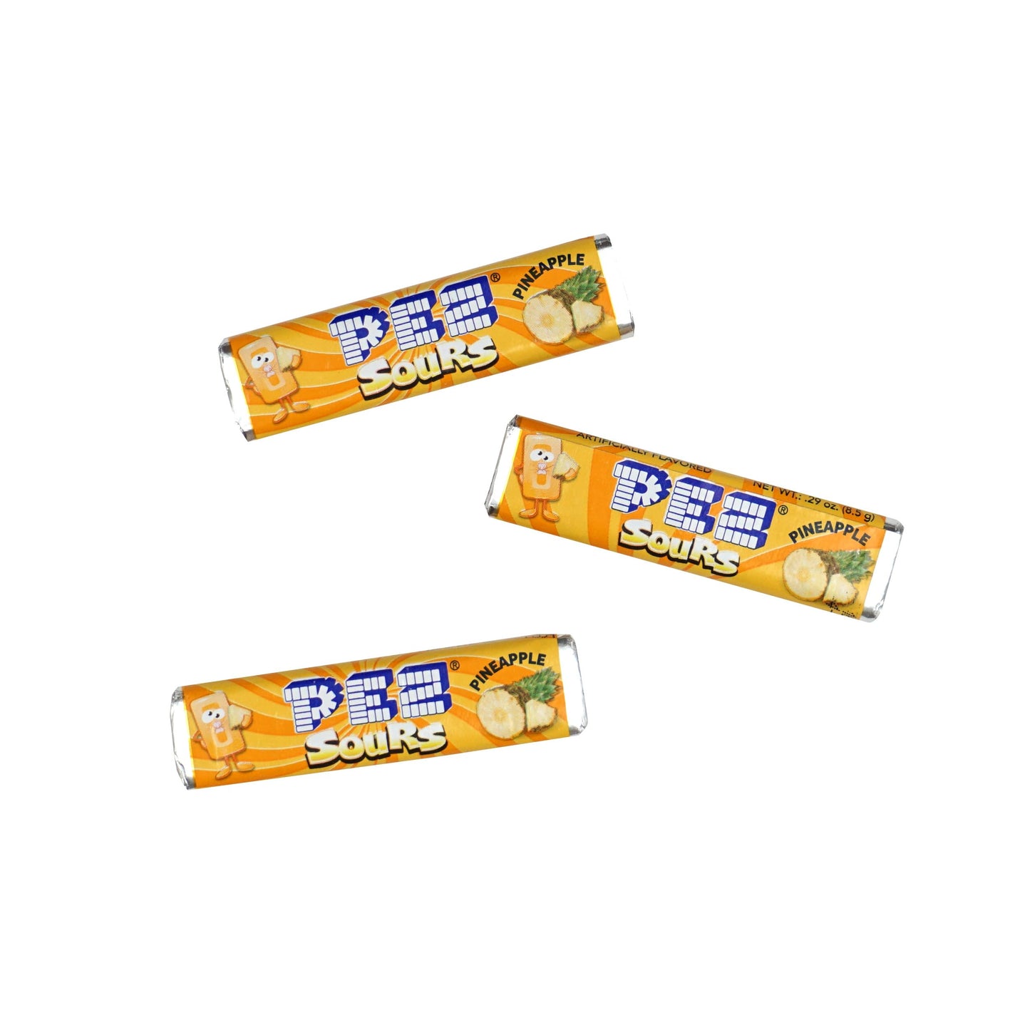 Candy Refills, Sour Pineapple Flavor, 4 Pound Bulk Bag (Approx. 160 Pieces), Candy Wrapped