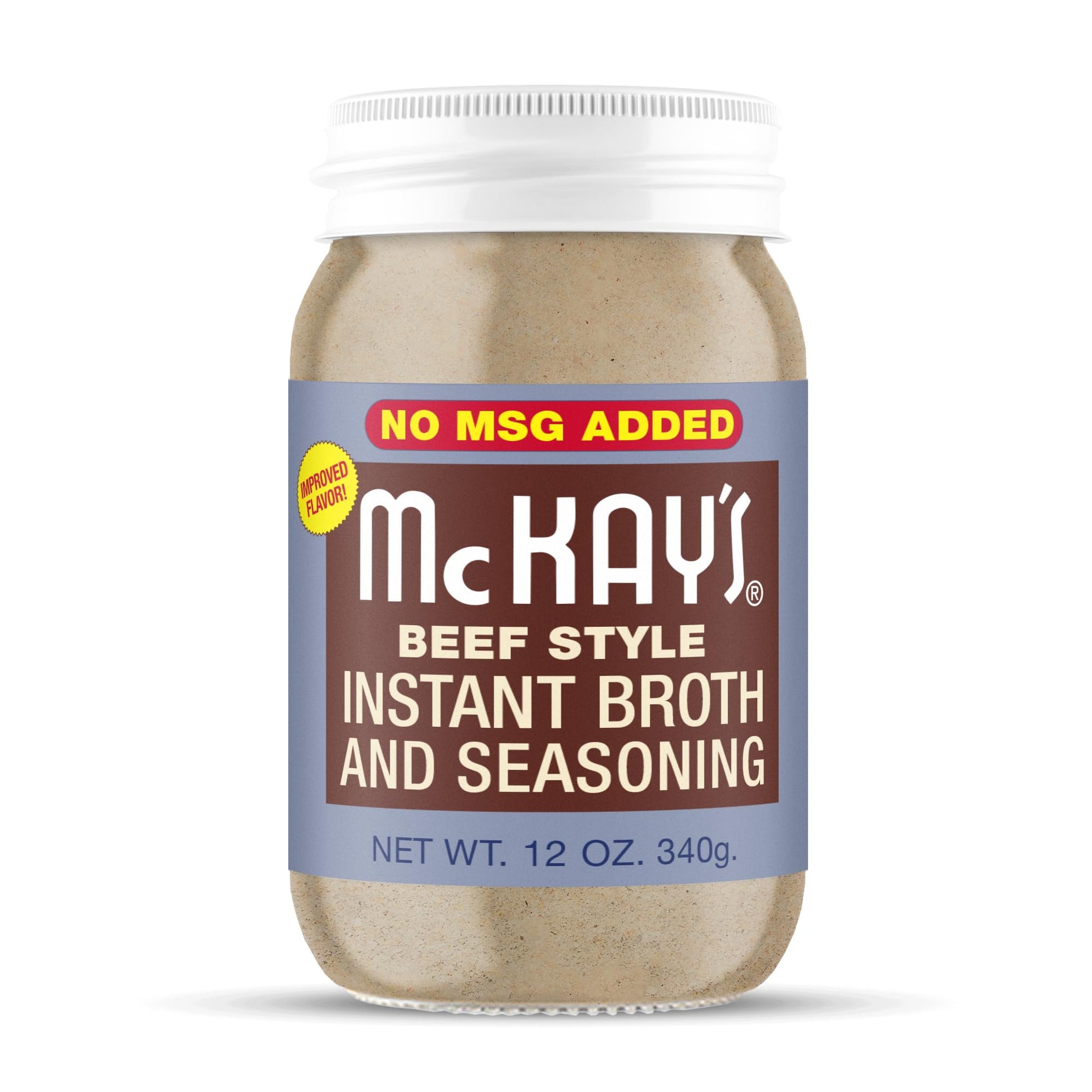 Mc Kay'S Chicken And Beef Flavored Powdered Soup Seasoning, Gluten Free Instant Broth, Bullion Cubes Substitute, Est. 1945 (No M