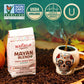 Mayorga Medium Roast Whole Bean Coffee, 2 Lb Bag - Mayan Blend Organic Coffee Roast - Direct Trade, Specialty Grade, Non-Gmo 100