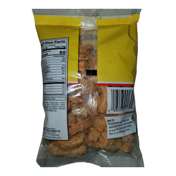 BRIMS OLD-FASHIONED LIGHTLY SEASONED WITH RED PEPPER PORK CRACKLIN STRIPS 3oz/ 4pk