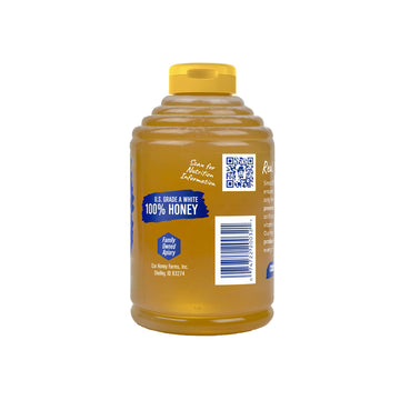 Cox'S Honey 100% Pure, Raw Unfiltered Clover Honey, Rich In Nutrients, Family Owned Apiary, 32 Oz Bottle
