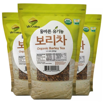McCabe Organic Barley Tea - Rich with Fiber & Minerals | USDA and CCOF Certified Organic Tea | Product of USA | 1.5 lbs (Pack of
