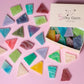 SILKY GEM - The Gemmies  Edible Crystal Candy  8-10 Small Clusters  Mixed Flavors  Sample Box  Kohakutou  Edible Gem  Vegan  Gluten Free  Christmas candy ASMR